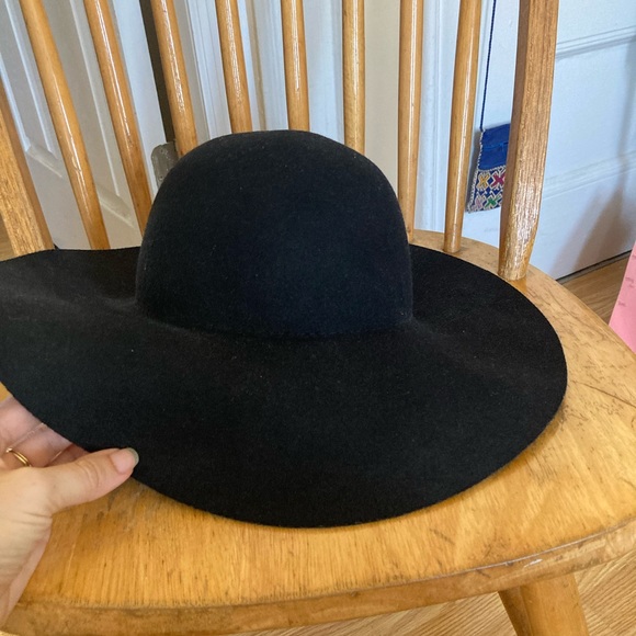 J. Crew 100% wool fedora in black - Picture 3 of 6
